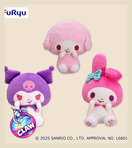 🕹️Paw Game - My Melody & Kuromi Squeezable BIG Plush Toy