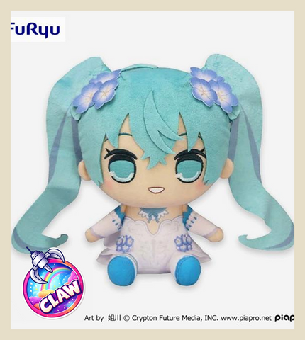 🕹️Paw Game -  Hatsune Miku Kyurumaru BIG Plushie – Nemophila Version