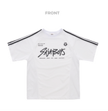 Apparel KPOP Demon Hunters Saja Boys White Jersey T-Shirt - (Freesize L-XL)