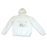 Apparel SPY x FAMILY Anya & Bond Character Hoodie – White Pullover Sweatshirts