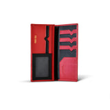 Bag & Wallets Mobile Suit Gundam MS-06S Char Aznable's Zaku II Leather Bi-Fold Long Wallet