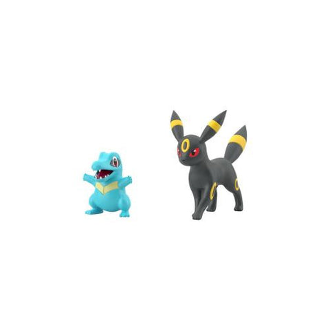 [Blind Box] Pokémon Johto Region Crocodile & Blackie - Bandai Pokémon Scale World
