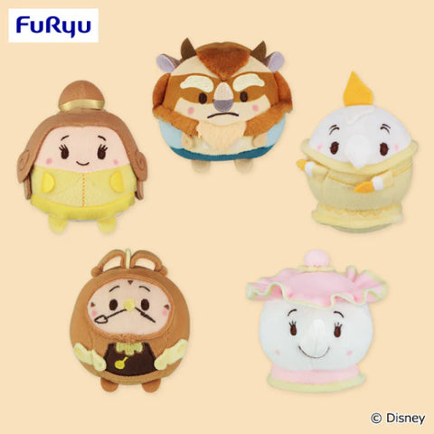 Disney Beauty and the Beast Plush Toy Chibi Mini Plush (Random) - 4 Inches