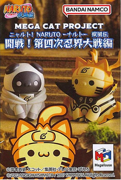 Blind Box LIVE Kuji - Nyaruto! Naruto Shippuden - 4th Shinobi War Ver. Mini Figure <br>[BLIND BOX]