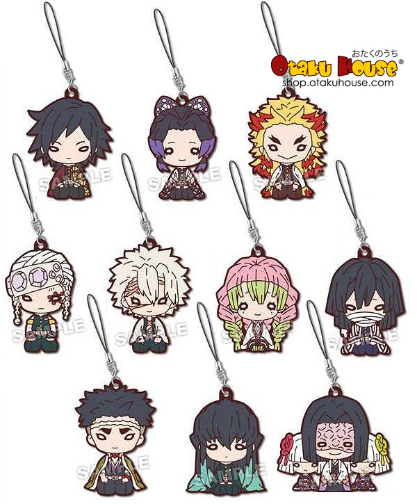 Blind Boxes [Blind Box] Demon Slayer Nitotan Rubber Mascot Vol.5 - Takara Tomy