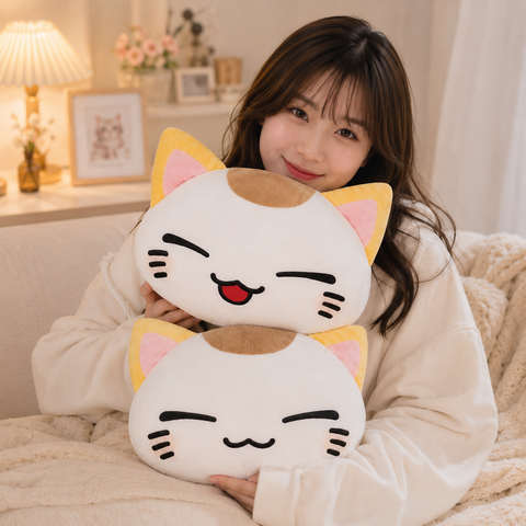 Sleepy Cat Nemuneko Standard Color Big Plush Toy - 14 Inches
