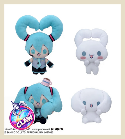 🕹️Paw Game - Hatsune Miku x Cinnamoroll Mini Plush Toy Vol. 6