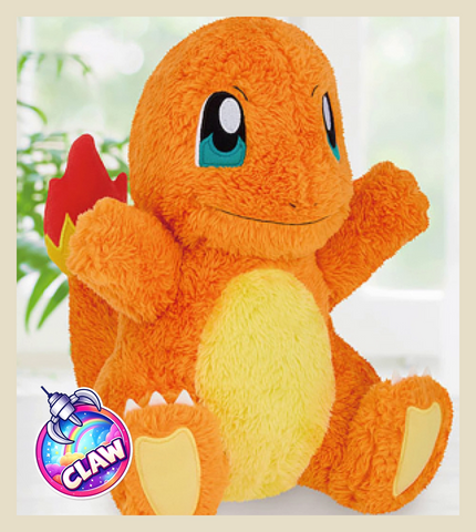 🕹️Paw Game - Pokémon Heartwarming Plushies - Charmander or Fennekin