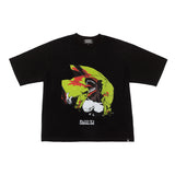 NSAW MAN - FULL PRINT T-SHIRT (BLACK) - M