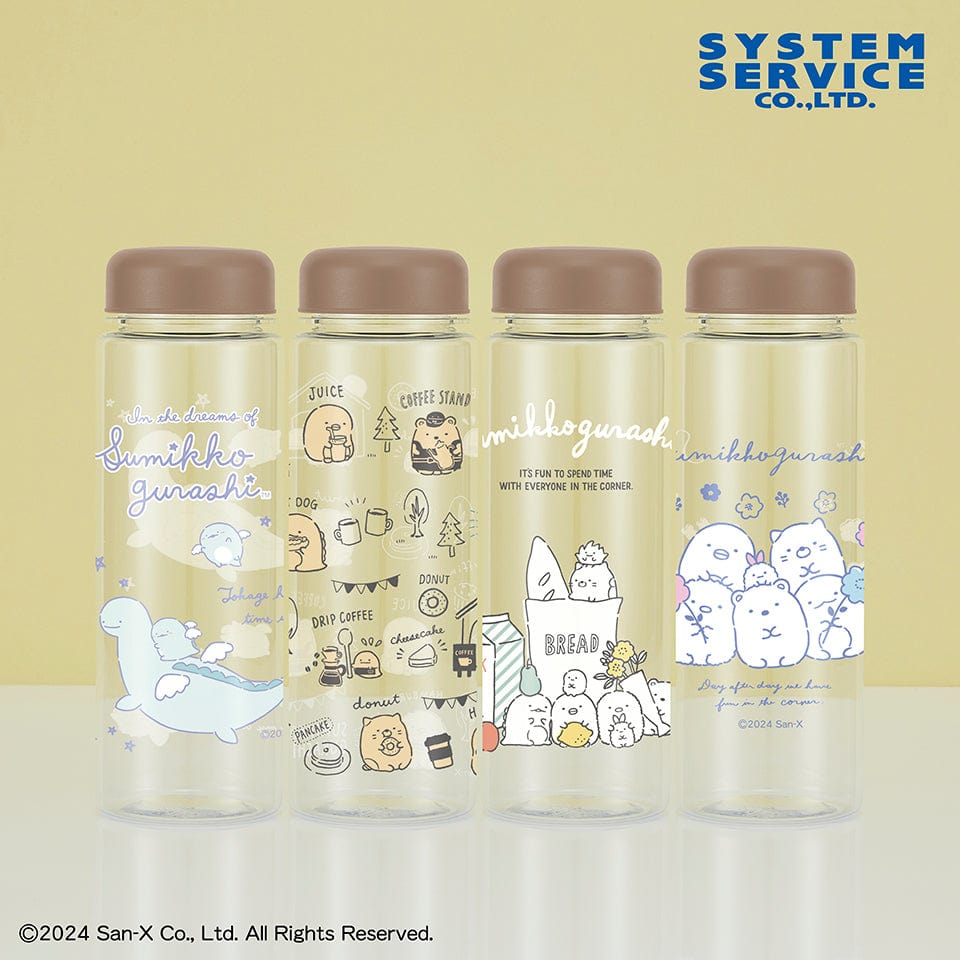Drinkware Sumikkogurashi Clear Water Bottles (Multiple Designs)