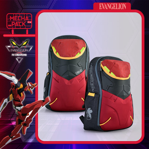 EVA-02 MECHA PACK AGS PRO BACKPACK by FX Creations displayed on a plain background