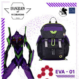 EVA Test Type-01 FX Plus Backpack in black purple with official design and clear view