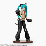 SEGA - Hatsune Miku Project DIVA Arcade Future Tone - Hatsune Miku Cat SPM Figure