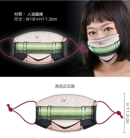 Fashion Accessories Nezuko Kamado Face Mask - Demon Slayer