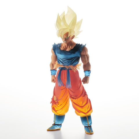 New Dragon Ball Z 13 Tall Figurine Son Goku Super Saiyan Fighting Yellow  Hair