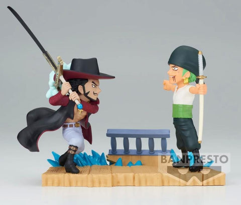 figurine One Piece World Collectible Figure Log Stories-Roronoa Zoro Vs Dracule.Mihawk- <br>[Pre-Order]