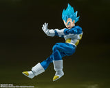 figurine S.H.Figuarts Super Saiyan God Super Saiyan Vegeta- Unwavering Saiyan Pride <br>[Pre-Order 10/04/24]