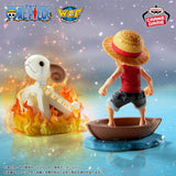 Figurines Banpresto - ONE PIECE - Monkey D. Luffy & Going Merry World Collectible Figure