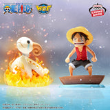 Figurines Banpresto - ONE PIECE - Monkey D. Luffy & Going Merry World Collectible Figure