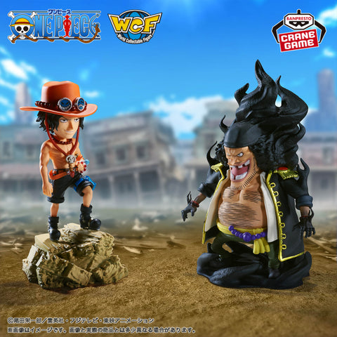 Figurines Banpresto - ONE PIECE - Portgas D. Ace vs. Marshall D. Teach World Collectible Figure Log Stories