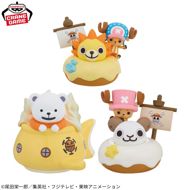 Figurines Banpresto - One Piece - Tony Tony Chopper & Bepo Pirate Ship Paldolce Collection Figure<br>[Pre-Order]