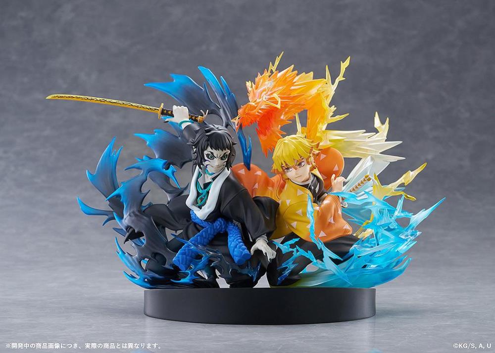 Figurines Demon Slayer: Kimetsu no Yaiba Zenitsu Agatsuma & Kaigaku Non Scale Figure<br>[Pre-Order 22/02/26]