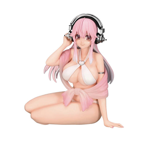 Figurines FuRyu - Super Sonico - Super Sonico Noodle Stopper Figure - White Bikini Ver.