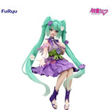 Figurines FuRyu - VOCALOID - Hatsune Miku Noodle Stopper Figure Flower Fairy Purple Cosmos