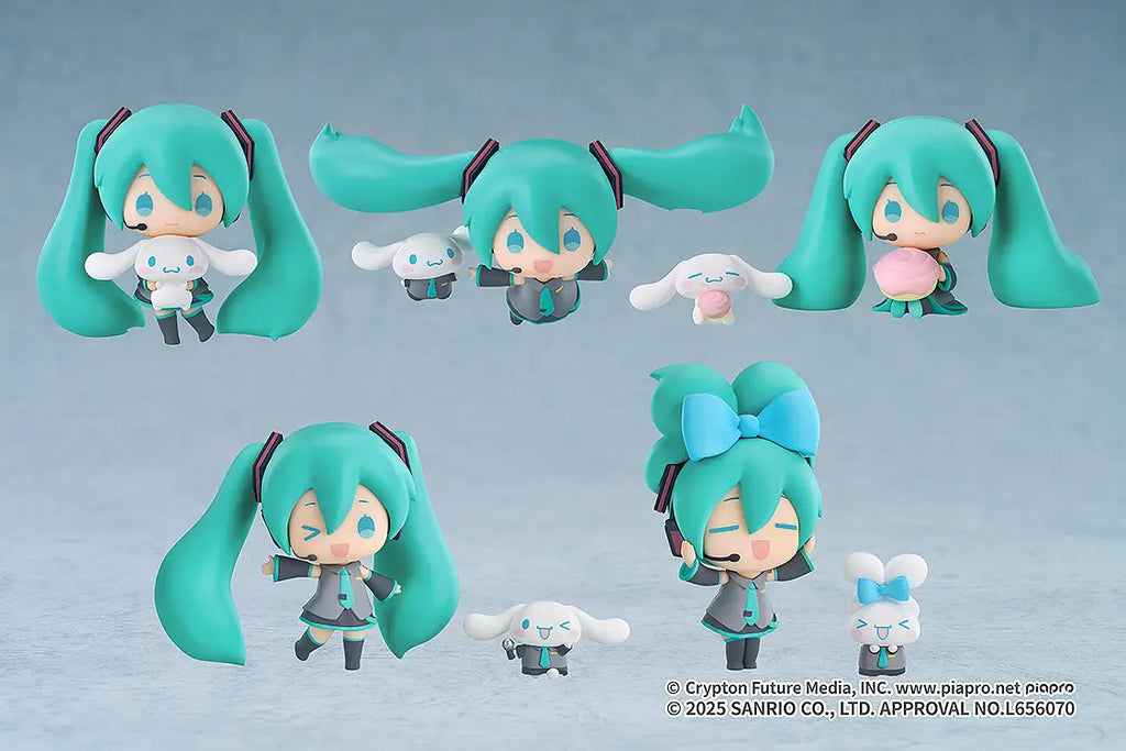 Figurines Hatsune Miku x Cinnamoroll Collectible Figure Hatsune Miku x Cinnamoroll (Box of 5 pcs)<br>[Pre-Order 11/01/26]