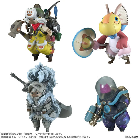 Figurines Monster Hunter Capcom Figure Builder Monster Hunter Standard Model Plus Palico Collection Vol. 1 (Box of 4pcs)<br>[Pre-Order 16/08/26]