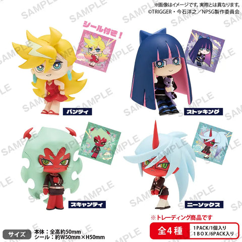 Figurines New Panty & Stocking With Garterbelt Bushiroad Collection Figure Rich (Box of 4pcs) (446718)<br>[Pre-Order 05/10/26]