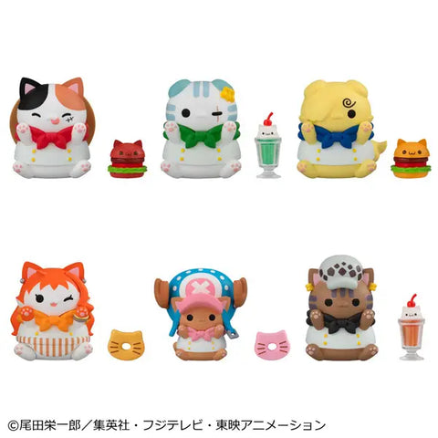 Figurines One Piece Mega Cat Project Nyan Piece Nyan! Diner! (Box of 6 pcs) (849763)<br>[Pre-Order 15/08/26]