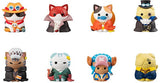 Figurines One Piece Mega Cat Project Nyan Piece Nyan! I'm Gonna Be King of Paw-Rates! (Box of 8 pcs) (842115) Repeat <br>[Pre-Order]