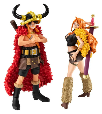 Figurines One Piece Wallstar One Piece Monkey D. Luffy & Nami set (Ver. Elbaph) With Gift (854477)<br>[Pre-Order 14/11/27]
