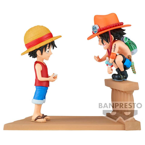 Figurines One Piece World Collectable Figure Log Stories Monkey D. Luffy & Portgas D. Ace <br>[Pre-Order]