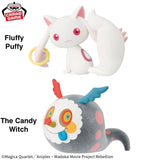 Figurines PUELLA MAGI MADOKA MAGICA THE MOVIE REBELLION STORY - Fluffy Puffy and The Candy Witch Figure (4.7 Inches)