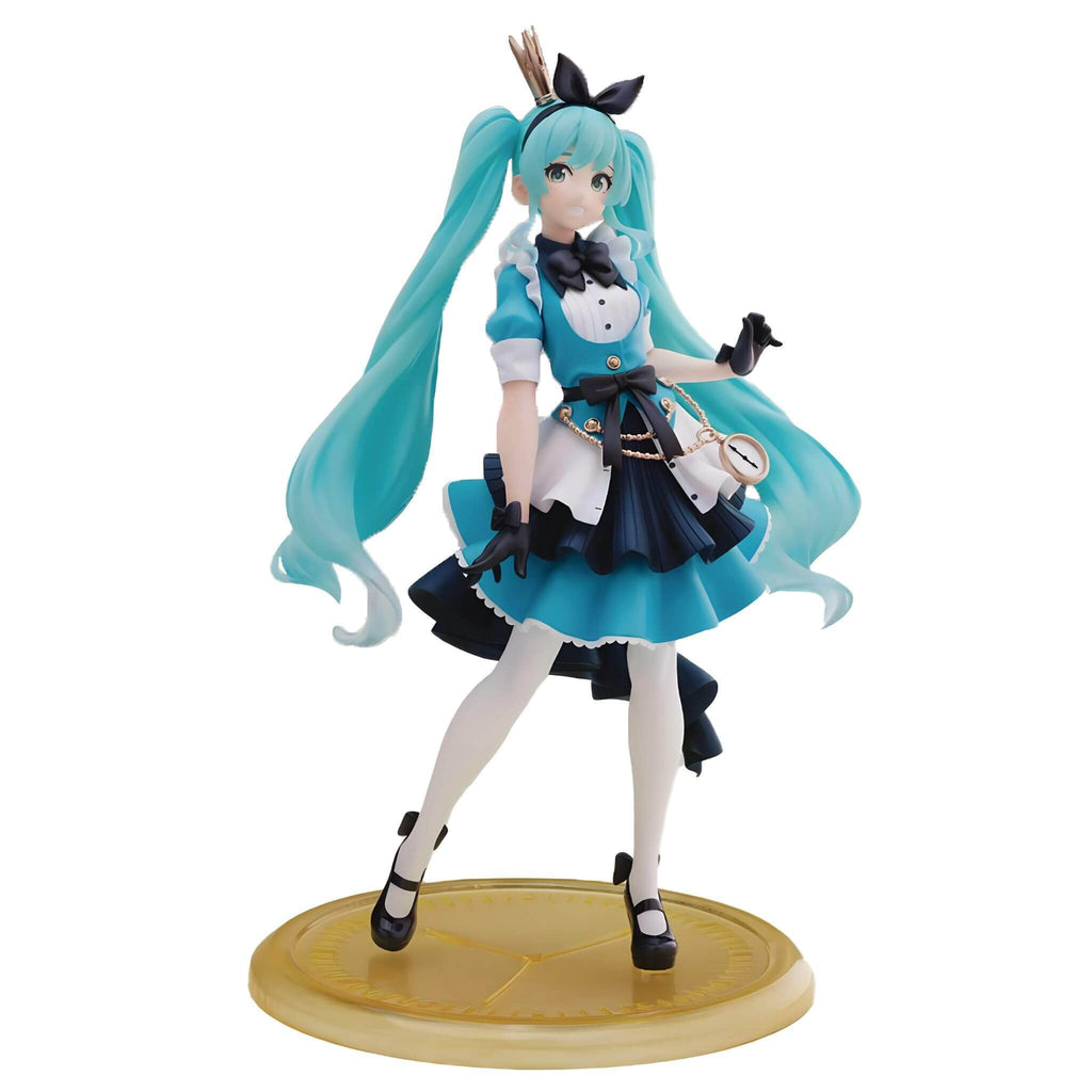 Hatsune Miku Princess AMP Figure Alice Version displayed in a professional studio setting