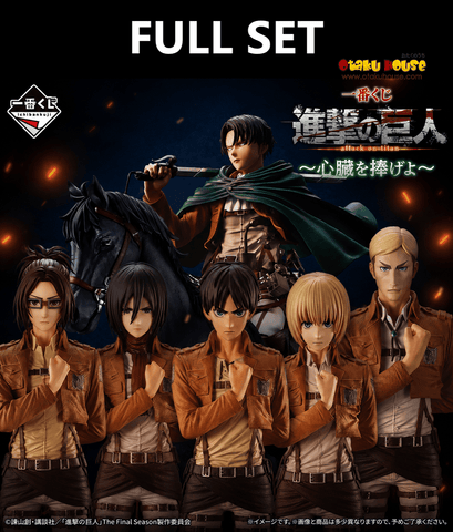 Kuji (Full Set) Ichiban Kuji - Attack On Titan - Dedicate Your Heart (Full Set of 70) <br>[Pre-Order]