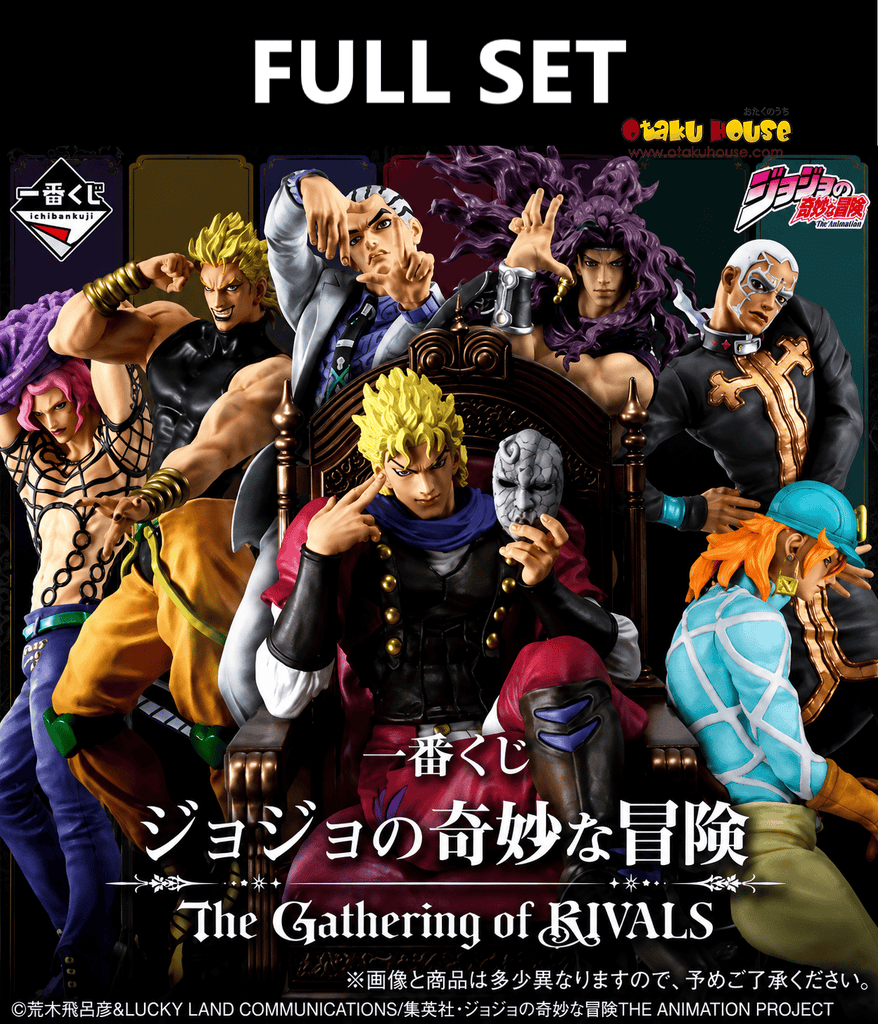 Kuji (Full Set) Ichiban Kuji - Jojo's Bizarre Adventure - The Gathering of Rivals (Full Set of 80) <br>[Pre-Order]