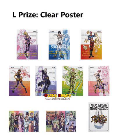 ICHIBAN KUJI JOJO'S BIZARRE ADVENTURE GOLDEN WIND HITMAN TEAM - E PRIZ ICHIBAN KUJI JOJO'S BIZARRE ADVENTURE GOLDEN WIND HITMAN TEAM - E PRIZ