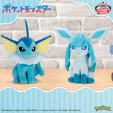 Pokemon Vaporeon vs Glaceon Plush - 7 Inches