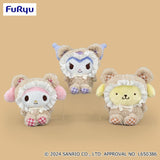 Sanrio Characters Cooking Cafe Bear Plush - My Melody, Kuromi, Pompompurin (8 Inches)