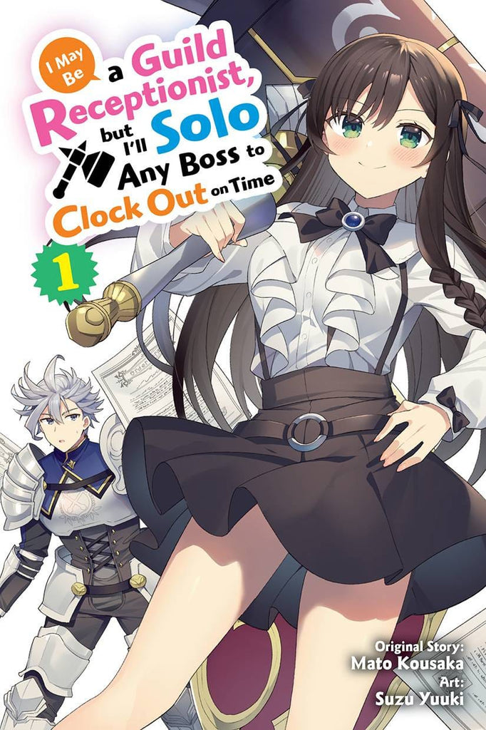 Manga I May Be a Guild Receptionist, but I'll Solo Any Boss to Clock Out on Time Volume 1 Comic