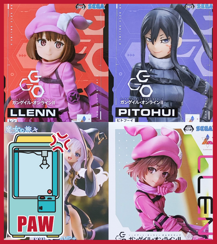 🕹️Paw Game - Anime Babes With Their Weapons Figurines