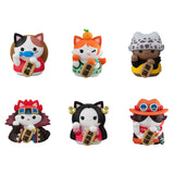 [Blind Box] One Piece Nyan Piece Nyan! Fortune Lucky Cat Pirates - Mega Cat Project