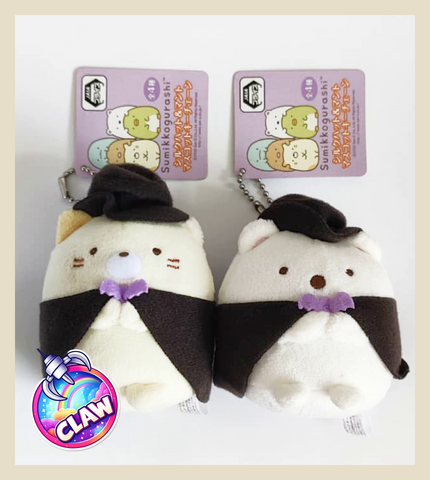 🕹️Paw Game - Sumikko Gurashi Top Hat & Cape Mascot Keychain