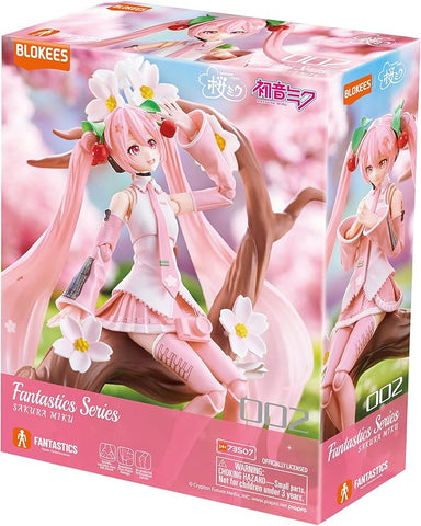 Model Kit Blokees Fantastics Series Sakura Miku Figurine