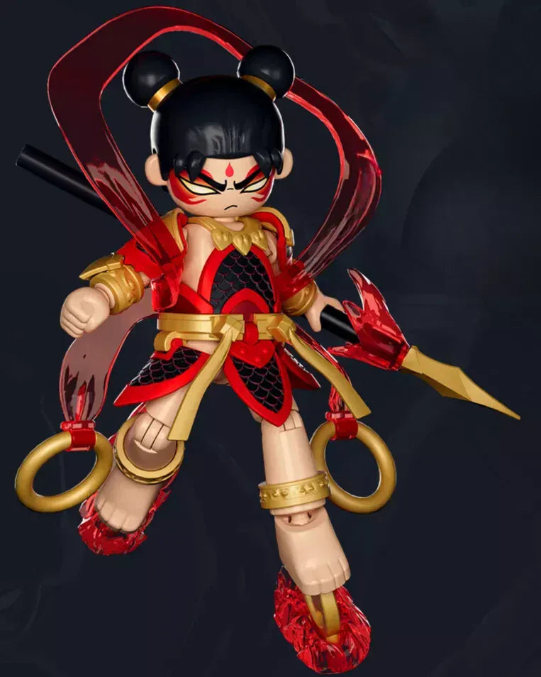 Model Kit Blokees Figures - Hero Infinity Nezha (Mythical Aspect) Model Kit - Armor Version (AMV) 08