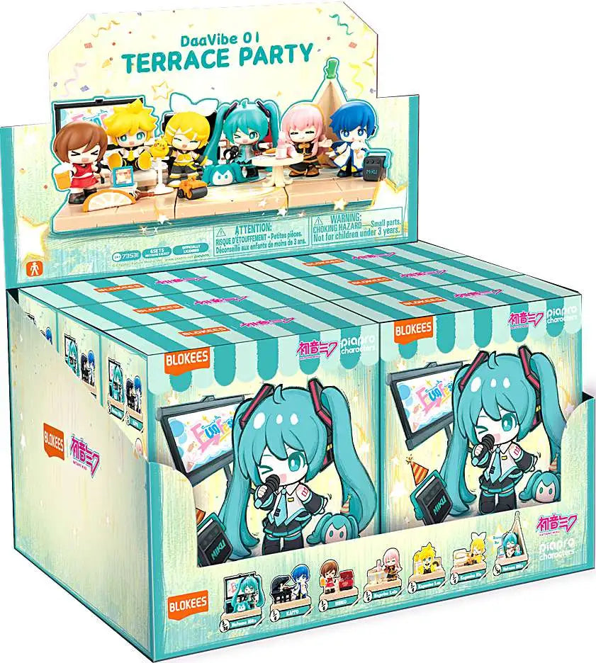 Model Kit Blokees - Hatsune Miku VB01-Terrace Party (Box of 6)