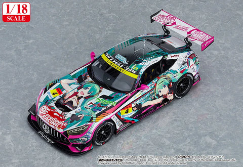 Model Kit Hatsune Miku GT Project 1/18th Scale Good Smile Hatsune Miku AMG 2020 Super GT Okayama Test Ver. (re-run)<br>[Pre-Order 23/08/26]